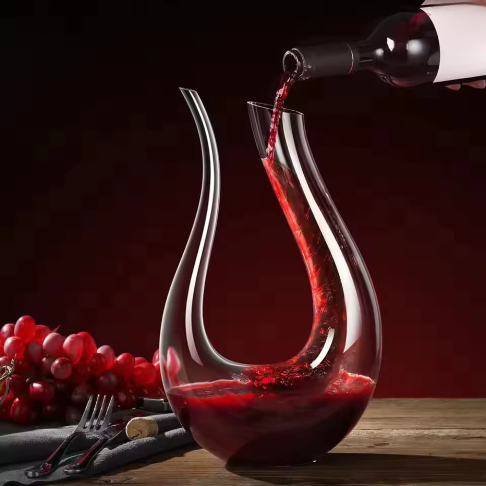 Abstract Style Wine Decanter - Abstract Shaped Wine Decanter