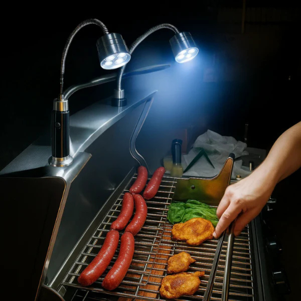 Magnetic BBQ LED Grill Torch - Hands-free Light