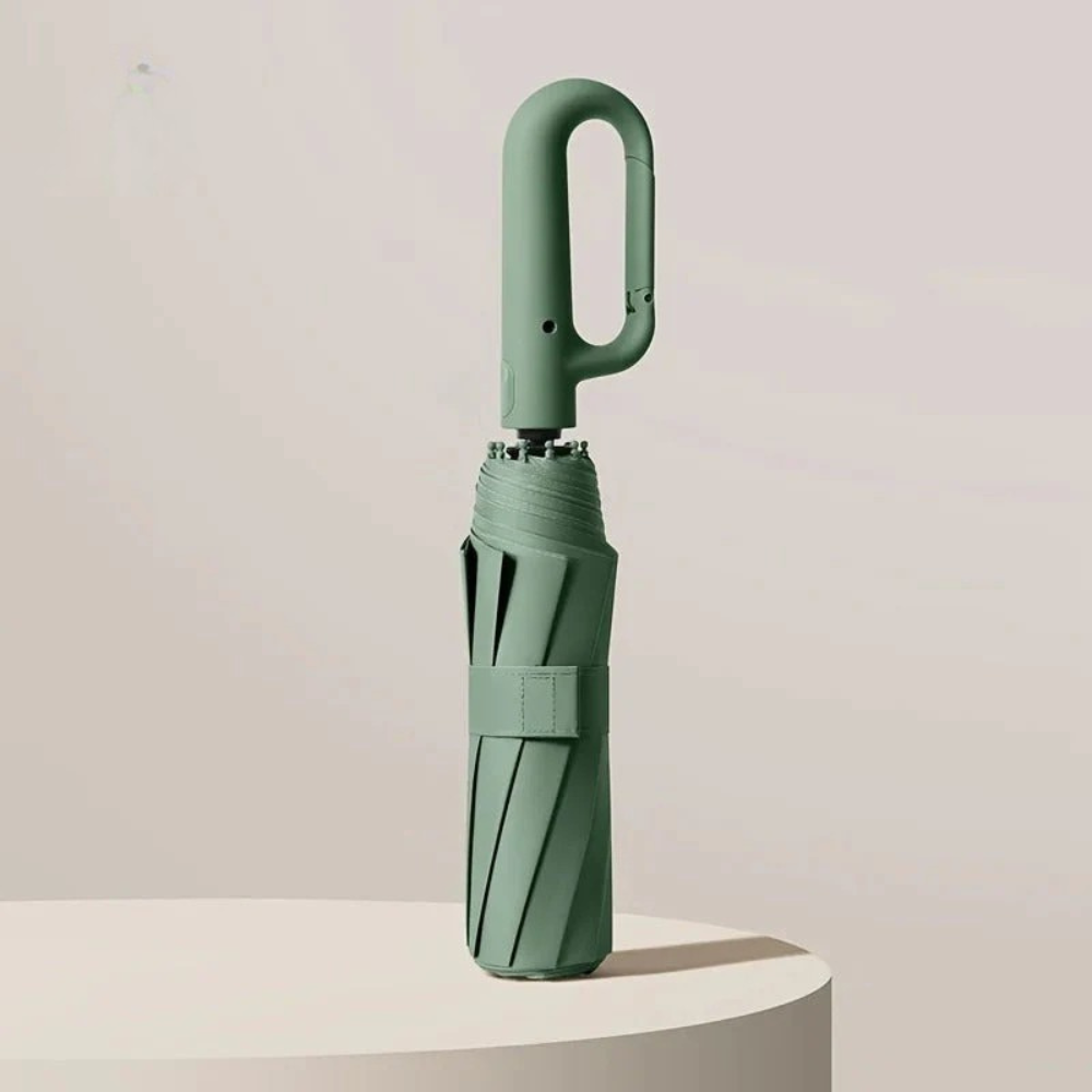 Repel Windproof Travel Umbrella with 10 Rib Frame and Hook Handle