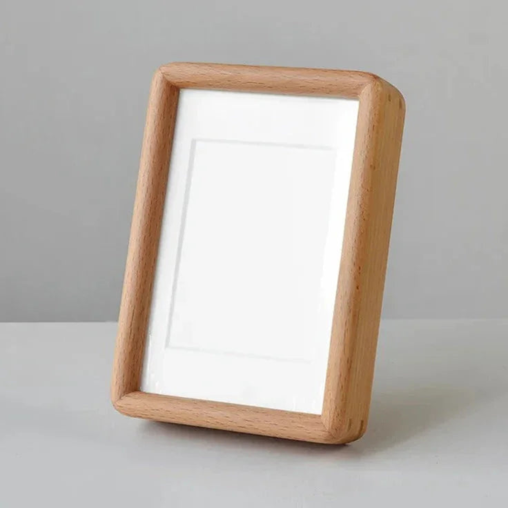Rectangle Picture Frame, Curved Edge Photo Frame For Office & Home Decor