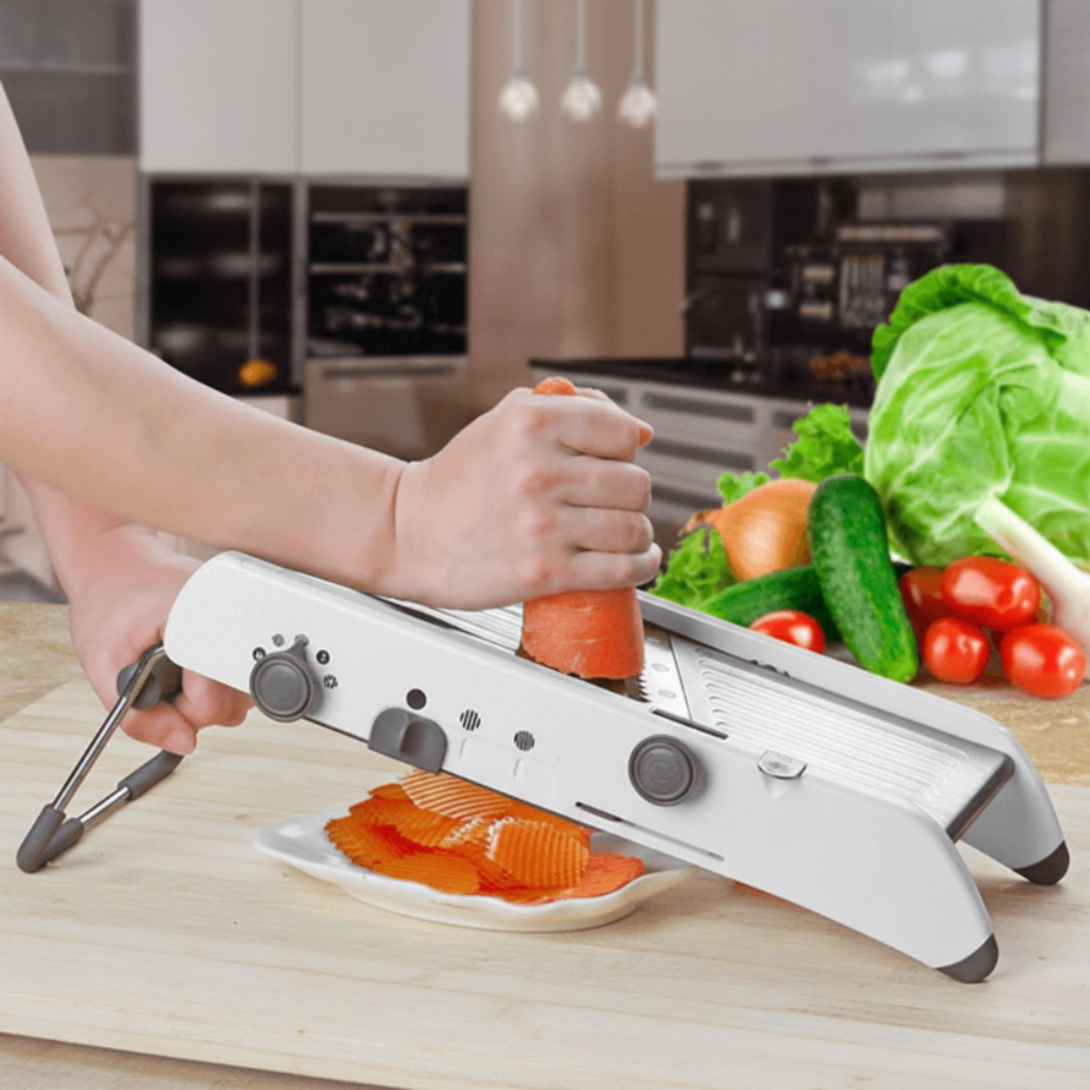 Benriner Mandoline Slicer 18 in 1 Adjustable Stainless Steel Food Cutter