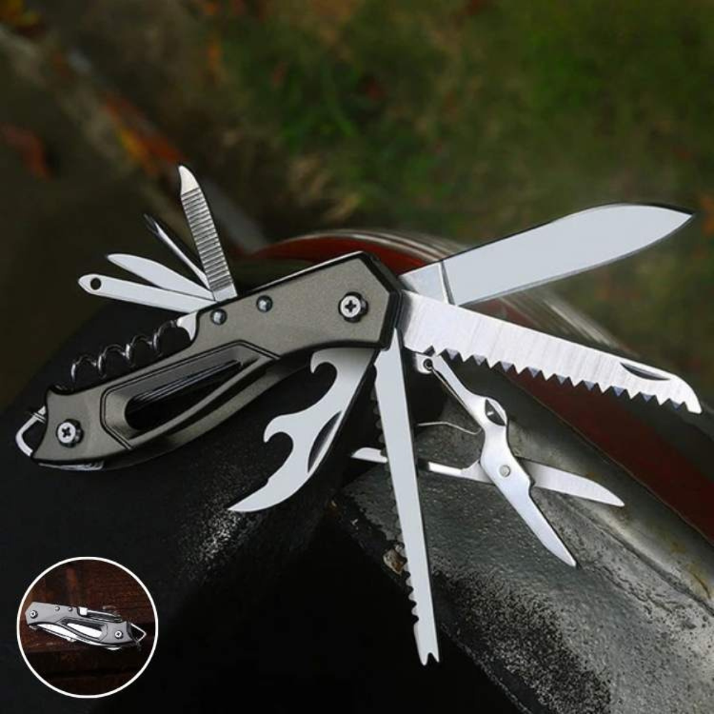 Multi Tool 14 in 1 Pocket Knife for Camping, Fishing and Hiking Utility