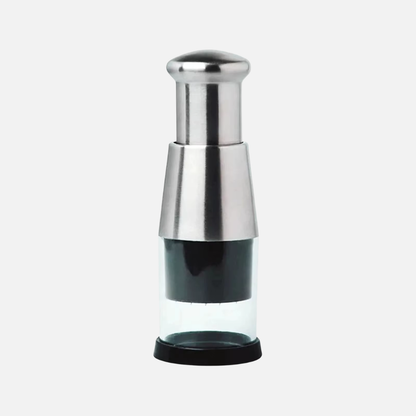 Garlic Chopper With Stainless Steel Blades For Fine or Coarse Vegetable Cutting