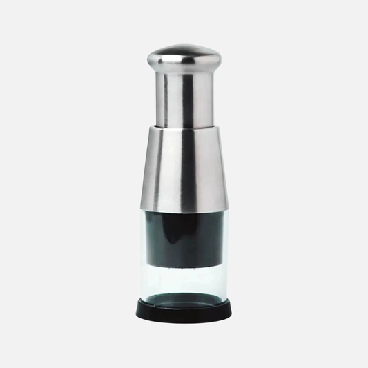 Garlic Chopper With Stainless Steel Blades For Fine or Coarse Vegetable Cutting