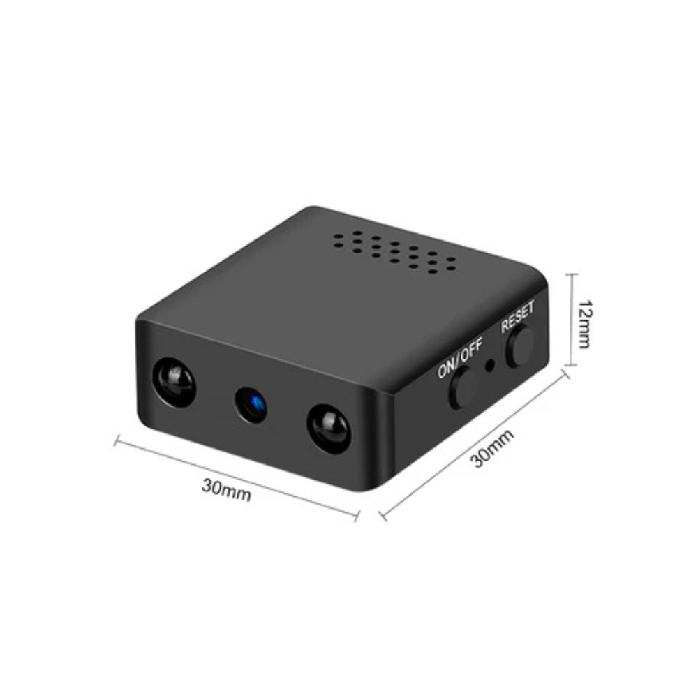 Micro HD Video Camera with Audio, Motion Detection, Night Vision & Loop Recording