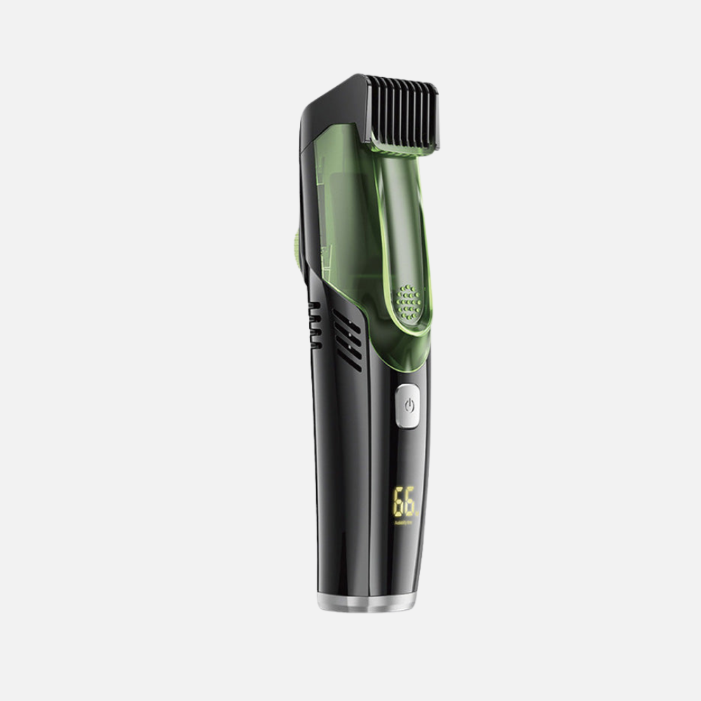 Electric Beard Trimmer with Vacuum and 20 Lengths for Versatile Grooming