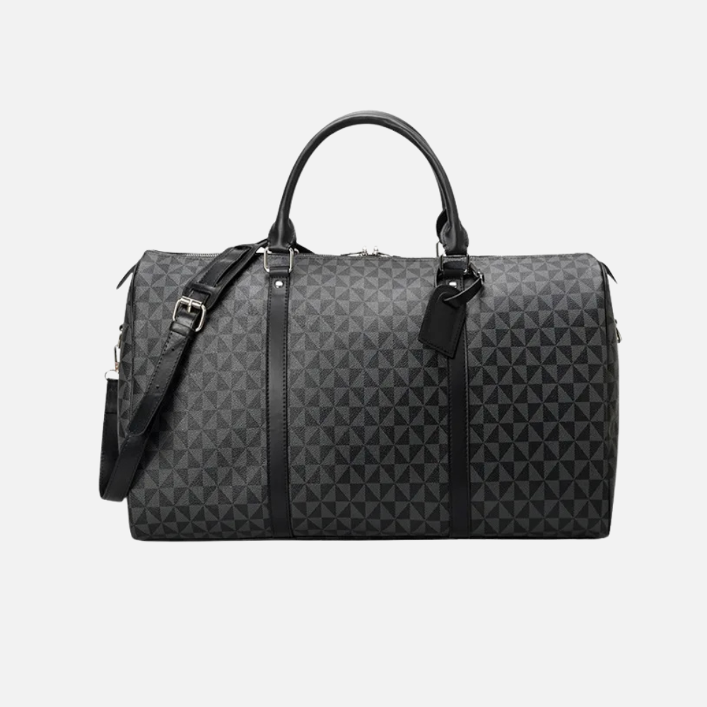Travel Duffle Bag with Rugged Shoulder Strap and Internal Utility Pocket