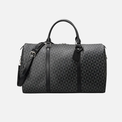 Travel Duffle Bag with Rugged Shoulder Strap and Internal Utility Pocket