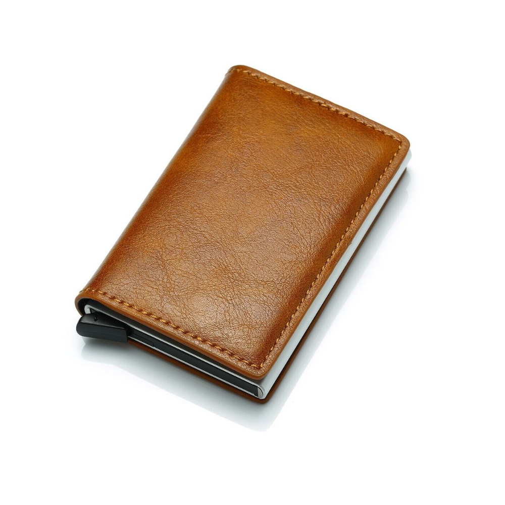 Wallet Card Holder RFID Blocking Aluminum Slim Minimalist Credit Pocket