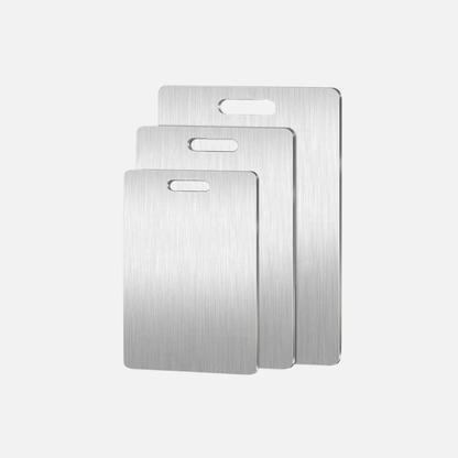 Sleek Stainless Steel Cutting Board