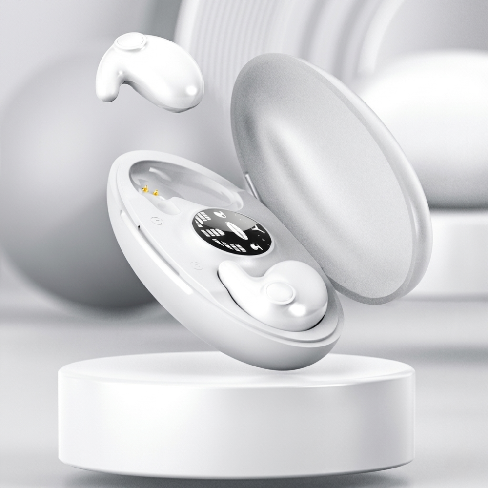 Noise Cancelling Earbuds, Wireless Bluetooth Earphones For Comfortable Sleep