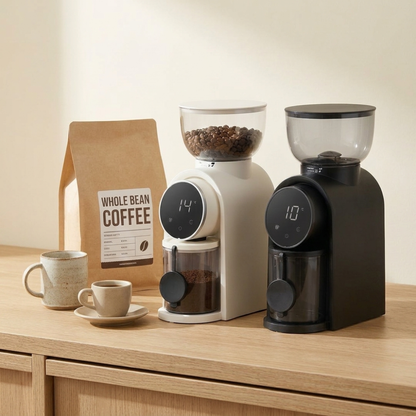 Conical Burr Grinder with Digital Touch Screen and 25 Grind Settings