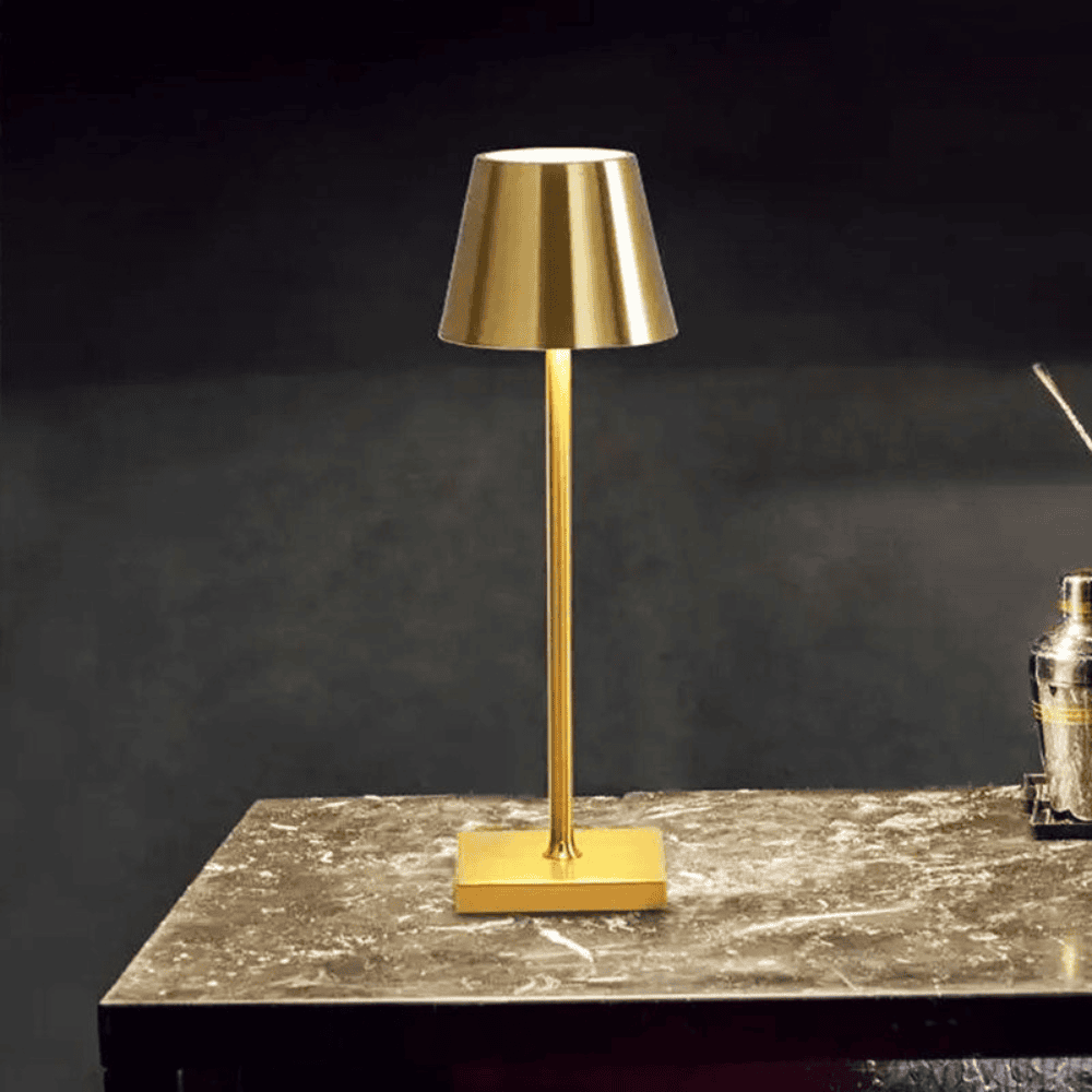 Scandinavian Modern LED Wireless Table Lamp - Rechargeable & Cordless