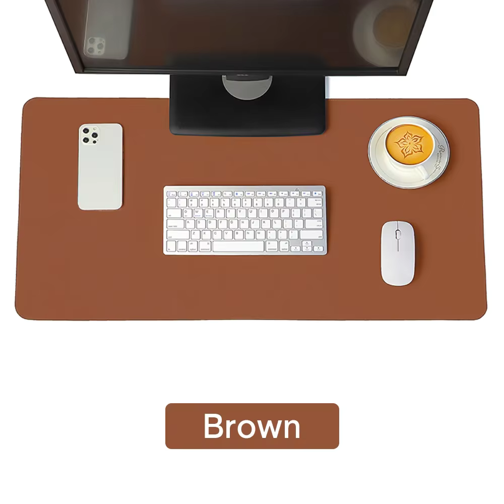 Desk Mat PU Leather Large Office Desk Protector Non Slip Mouse Pad