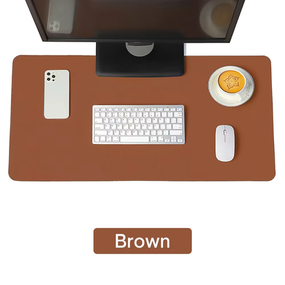 Desk Mat PU Leather Large Office Desk Protector Non Slip Mouse Pad