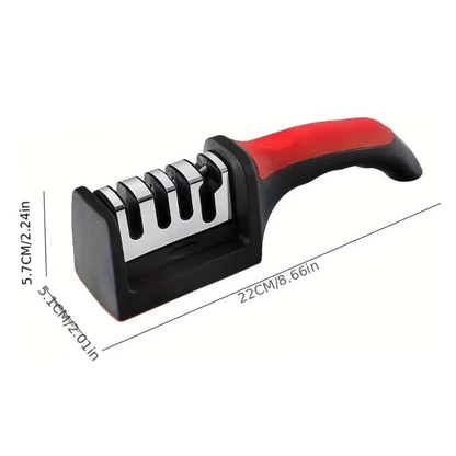 Knife Sharpener 4 in 1 Manual Tool for Kitchen Knives and Scissors