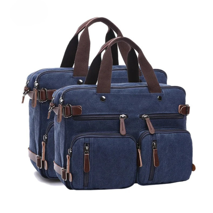 Briefcase for Men 16 Oz Canvas Messenger Bag Laptop Casual Satchel