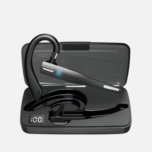 Wireless Headset, Dual Mic Bluetooth 5.1 Noise Cancelling Earphone