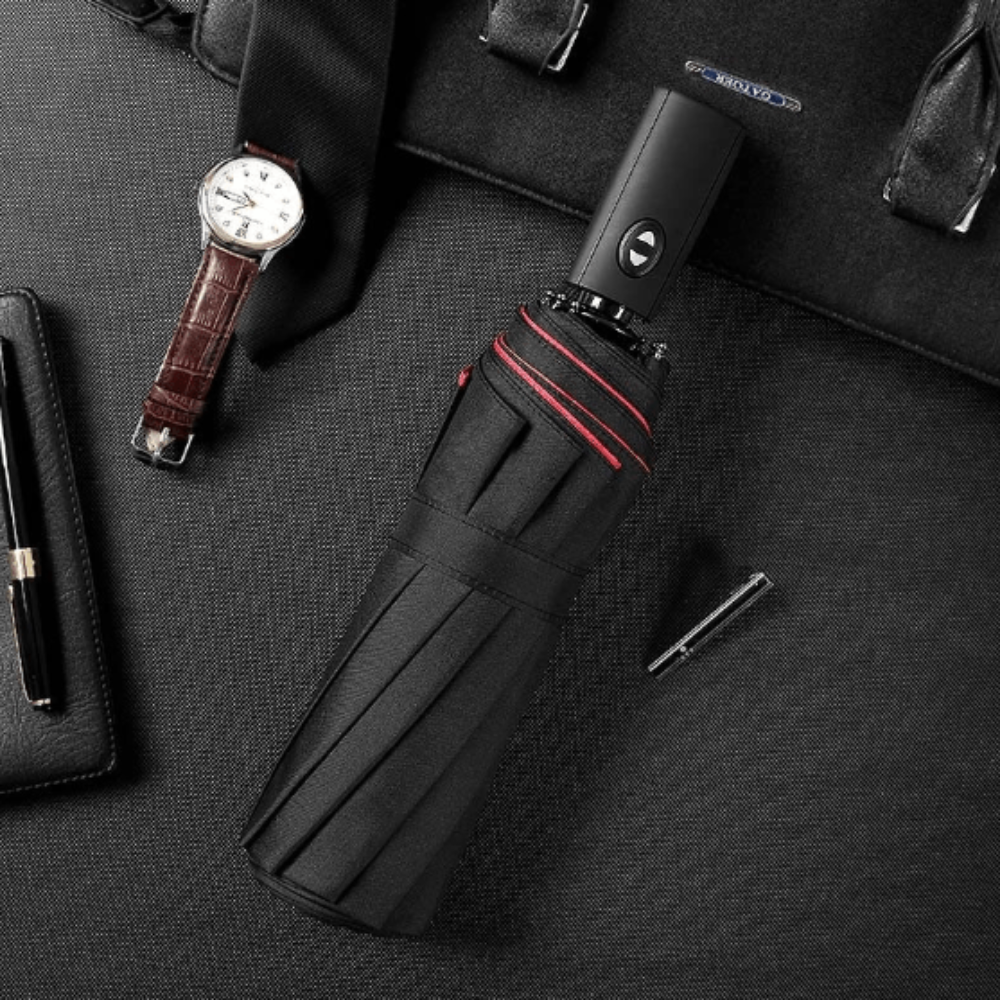 Repel Windproof Travel Umbrella with Reinforced Frame and Auto Close Button