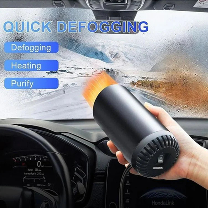 Cup Shape Car Air Blower - Heating & Cooling Fan With Adjustable 360 Degree Rotation & Use for Car, SUV, RV & Truck