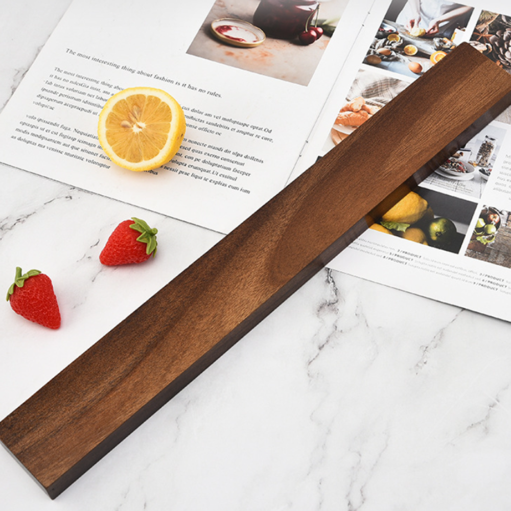 Magnetic Wall Knife Rack, Hidden Magnet Mount - 40cm Wide