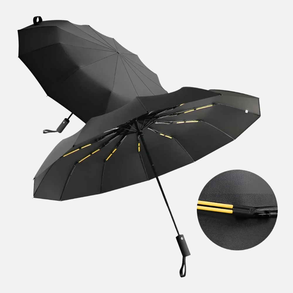 UV Umbrella Automatic Three Folding Double Bone Sun and Rain Protection