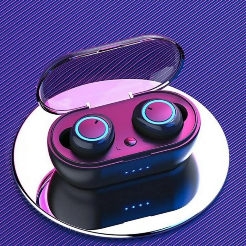 True Wireless Earbuds Bluetooth 5.0 with Mic and Charging Case
