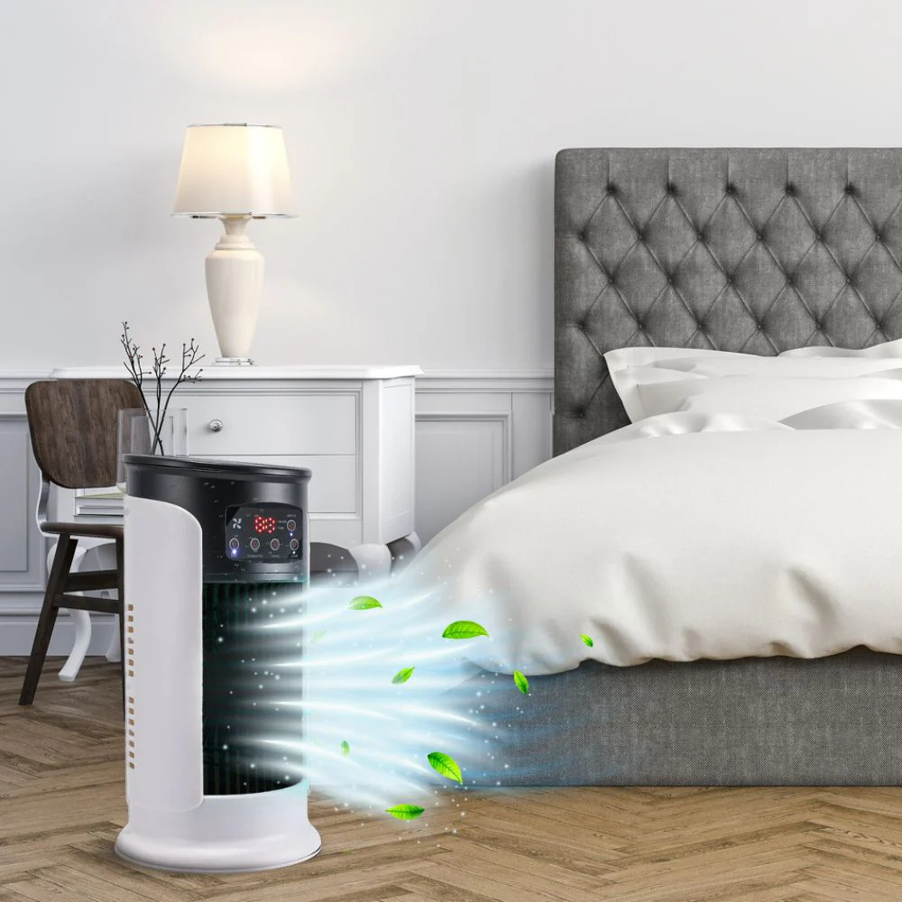 Portable Room Air Conditioner - Windowless 6-Speed Unit on Wheels