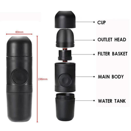 Espresso Machine Portable Manual Coffee Maker for Travel and Camping