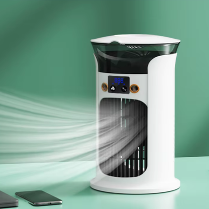 Portable Fan for Desk with 180 Degree Air Flow and Ice Mist