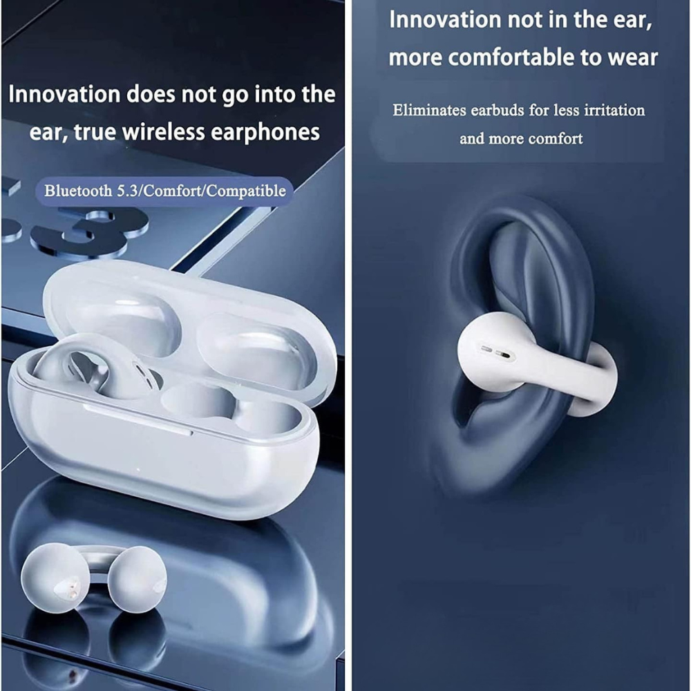 Bone Conduction Headphones Open Ear Bluetooth 5.3 Sport Wireless Buds
