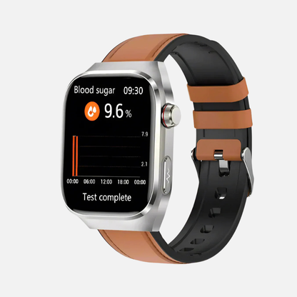 Mens Sports Smart Watch Blood Sugar, ECG, Uric Acid, Bluetooth, Fitness Tracking Watch