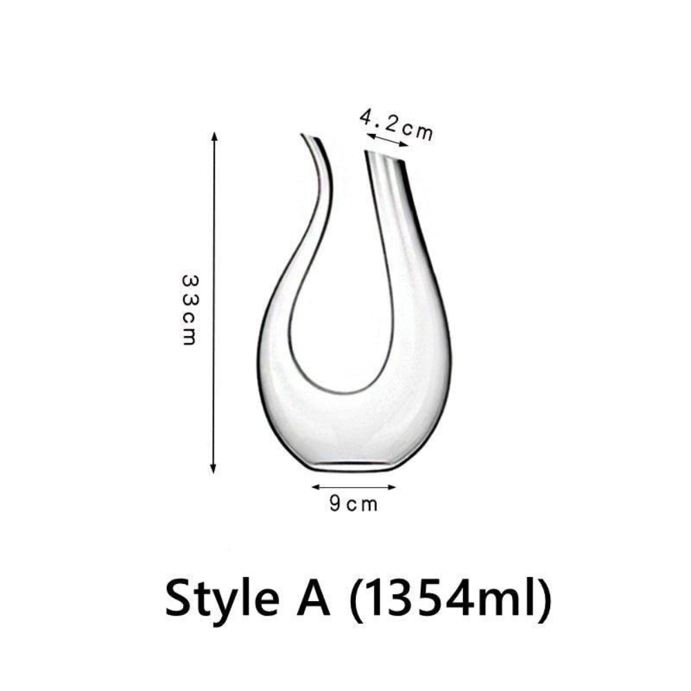 Abstract Style Wine Decanter - Abstract Shaped Wine Decanter