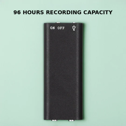 Audio Voice Recorder with 32GB Storage, 96 Hour Battery and MP3 Player