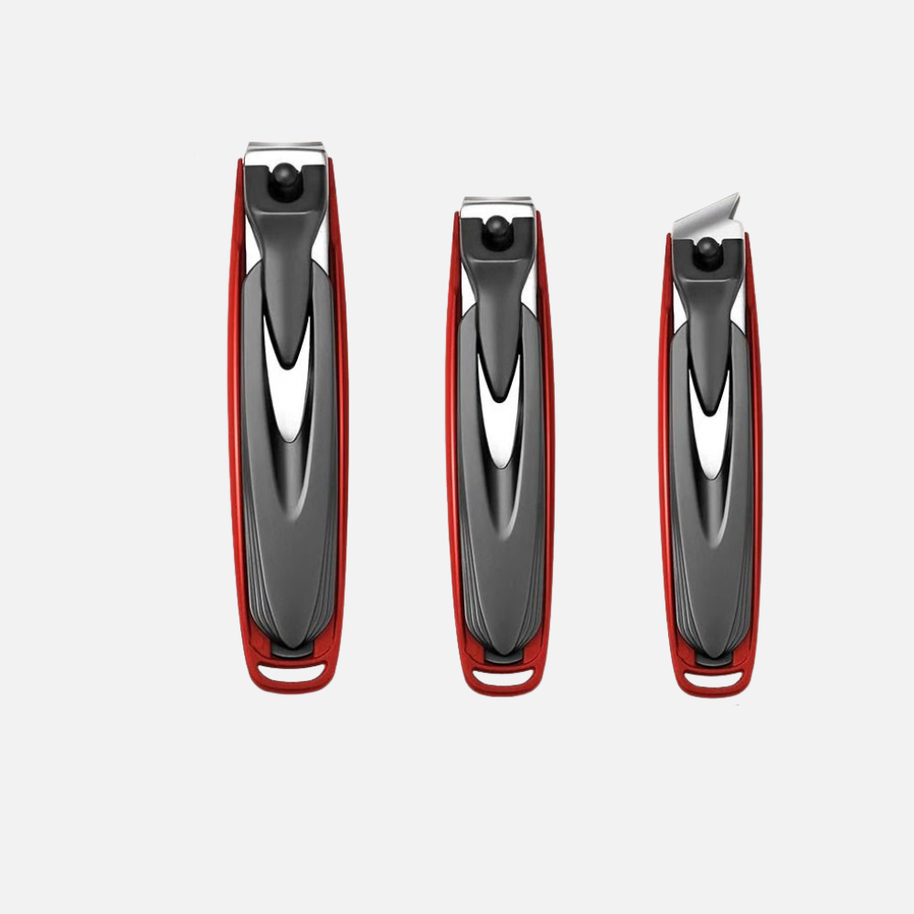 Mens Anti Splash Toenail Clippers, Detachable Stainless Steel Grooming Nail Trimmer