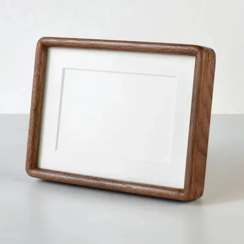 Rectangle Picture Frame, Curved Edge Photo Frame For Office & Home Decor