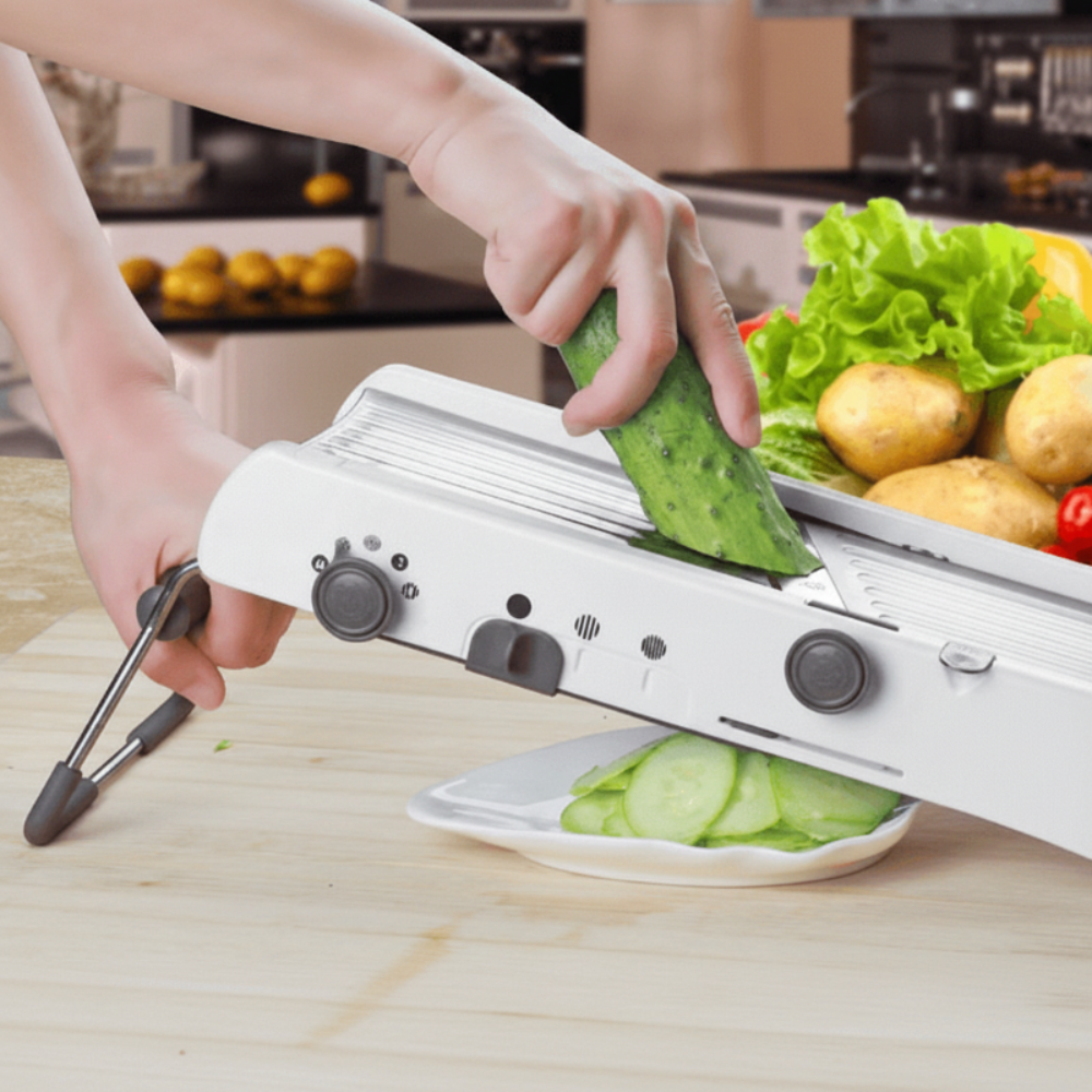 Benriner Mandoline Slicer 18 in 1 Adjustable Stainless Steel Food Cutter