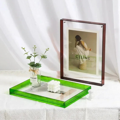 Colored Picture Frame Collection, Double Sided Acrylic Photo Frame