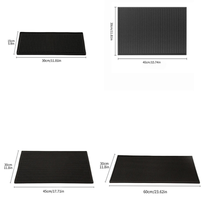 Black Coffee and Kitchen Mat - Keeps Countertop Dry