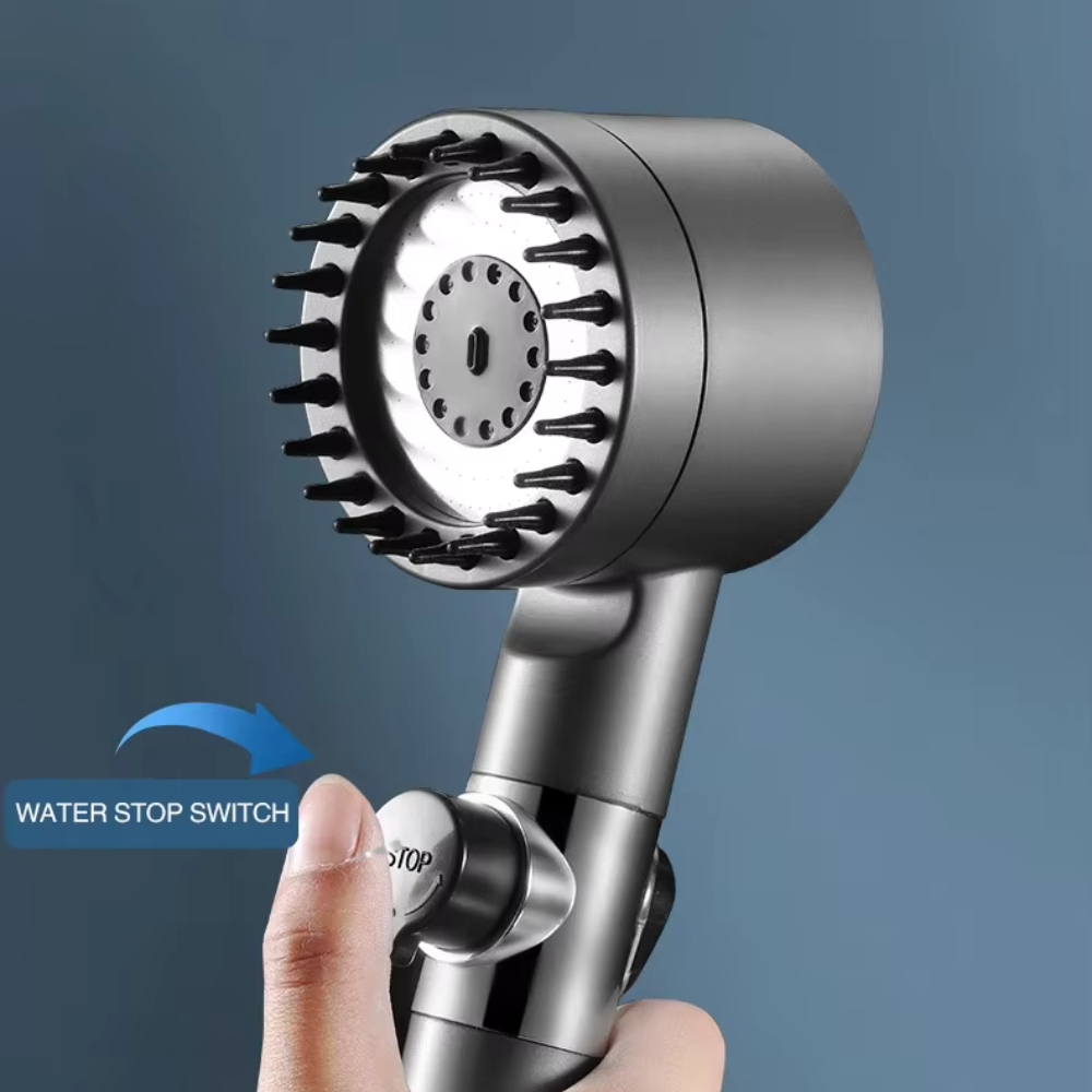 Handheld Shower Head With Filter - Three Spray Modes