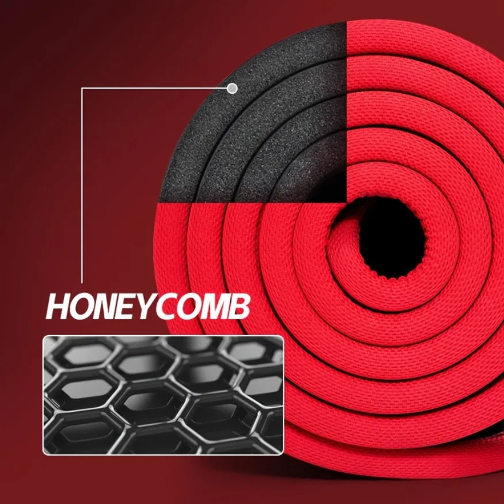 Fitness Mat Mens Thick Yoga Non-Slip Mat For Home Gym