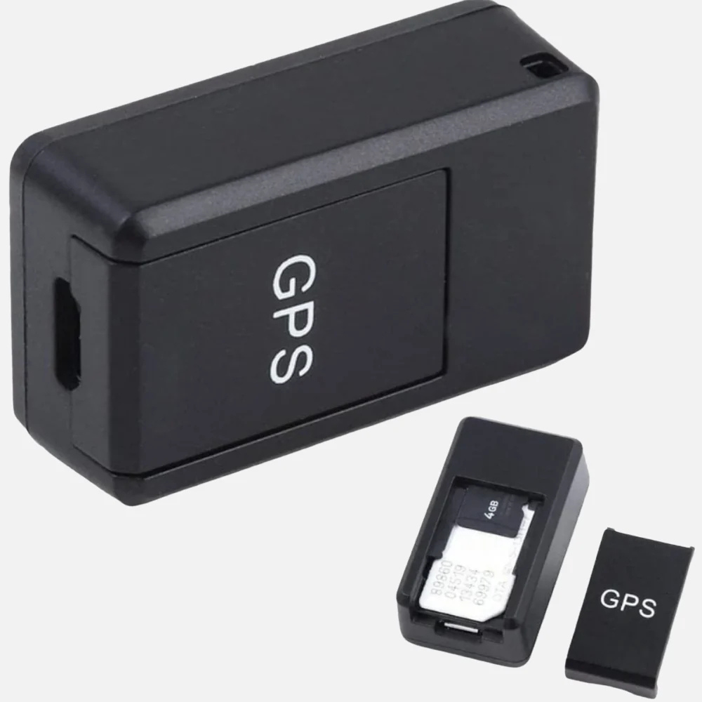 Mini Black Gps Tracker - Magnetic