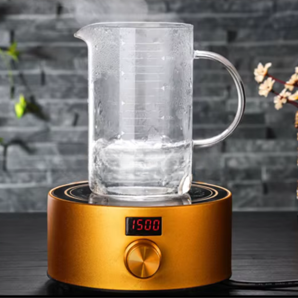 Measuring Cup High Borosilicate Glass with Insulated Handle 3 Sizes