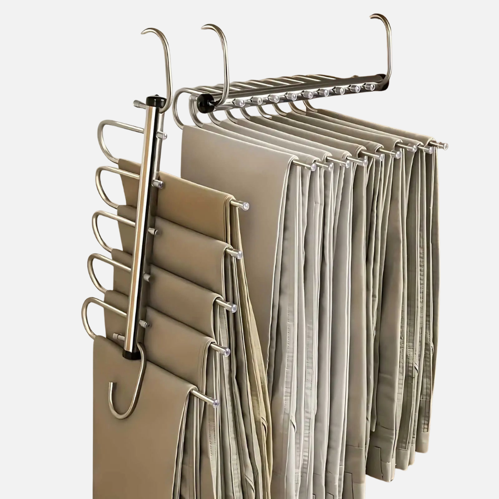 Pants Hanger Closet Organizer Stainless Steel Space Saver
