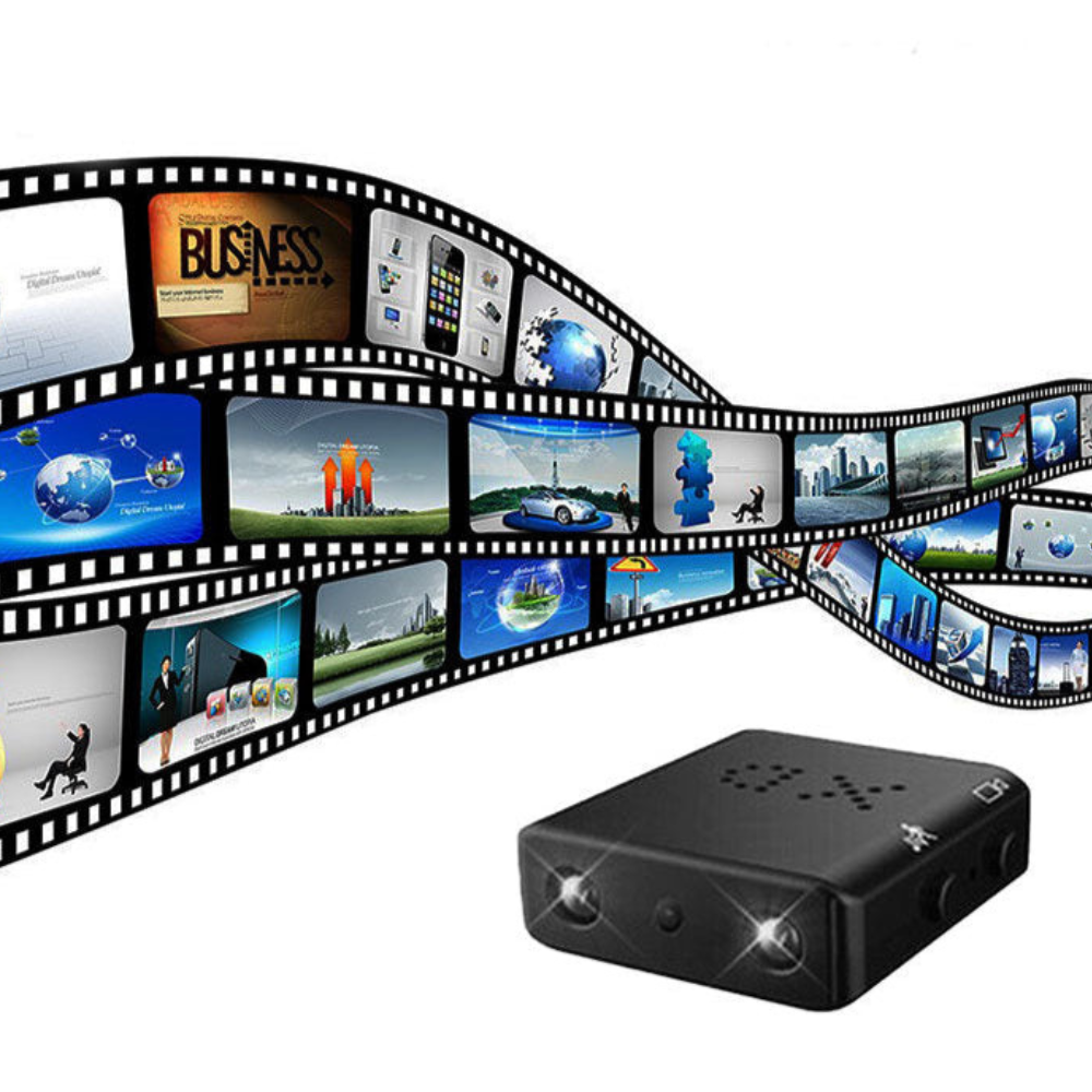 Micro HD Video Camera with Audio, Motion Detection, Night Vision & Loop Recording