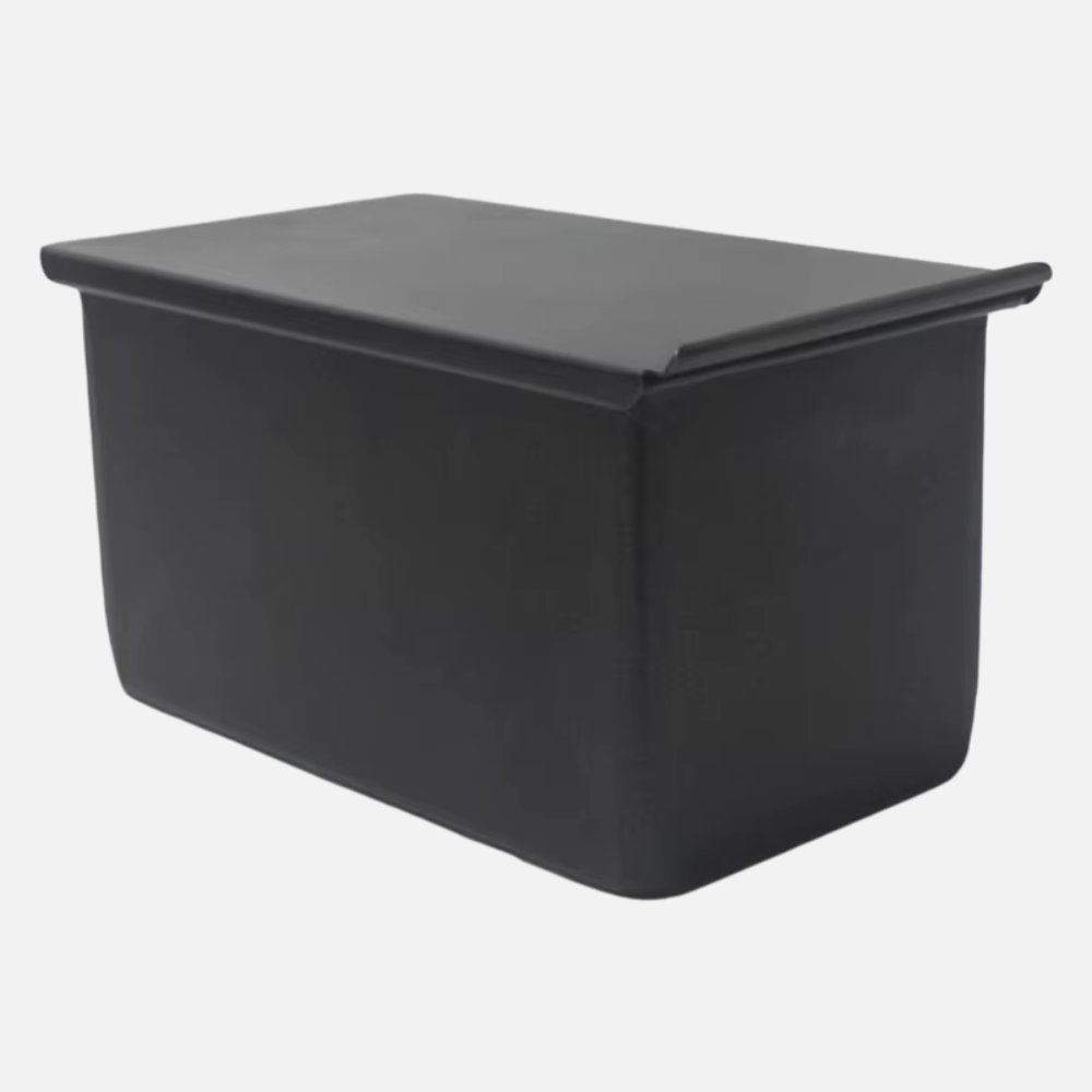 Nonstick Stainless Steel Rectangle Bread Loaf Baking Pan With Slidable Lid