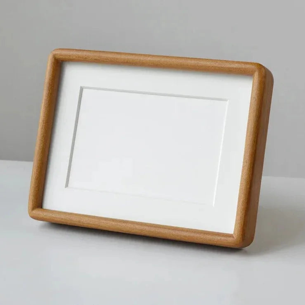 Rectangle Picture Frame, Curved Edge Photo Frame For Office & Home Decor