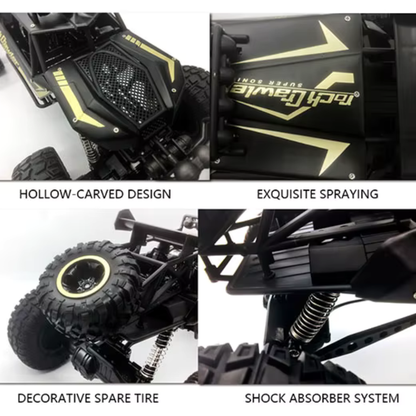 RC Car 1:12 Scale 4WD All-Terrain Metal Alloy Remote Control Truck