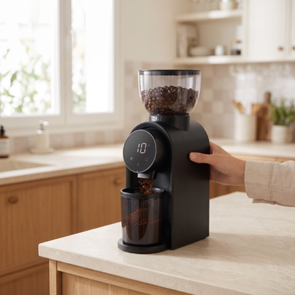 Conical Burr Grinder with Digital Touch Screen and 25 Grind Settings