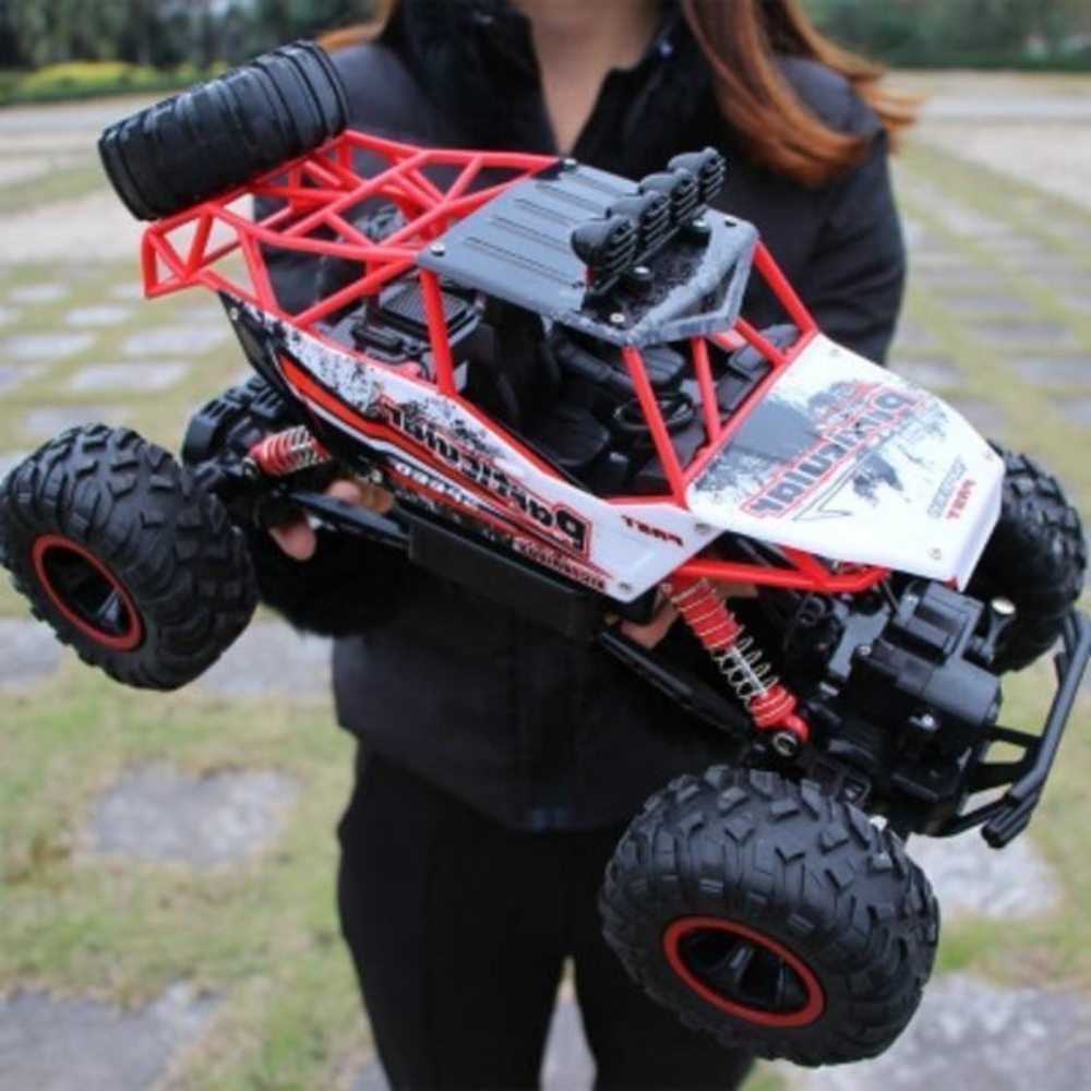 RC Monster Truck Rock Crawler 4x4, Remote Control Car With 50m Range